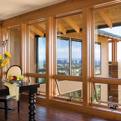 Awning Wood Clad Windows