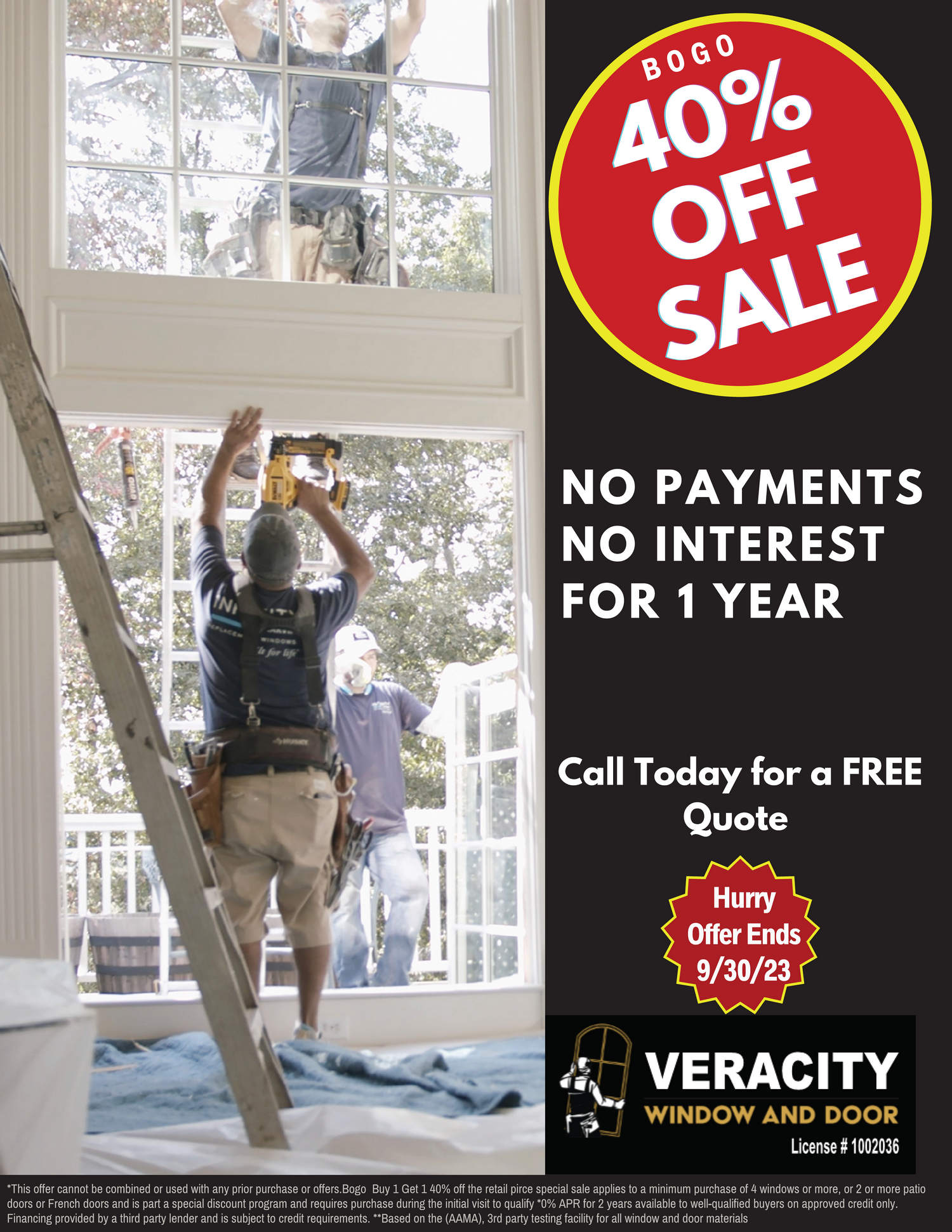 VERACITY WINDOW AND DOOR WEBSITE OFFER