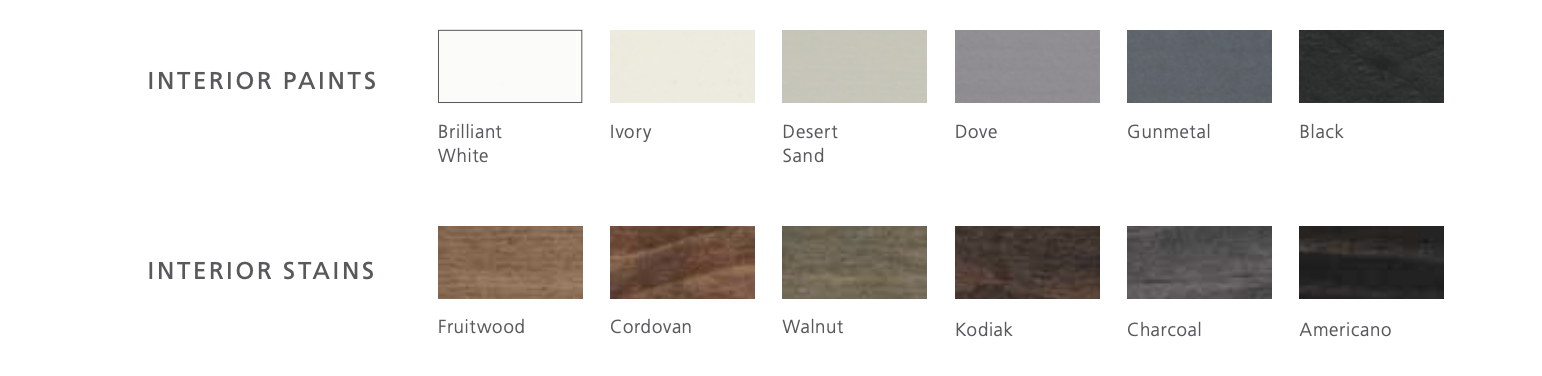 Jeld-Wen Custom Wood Interior Paint and Stain Options